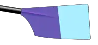 Image showing the rowing club's blade colours