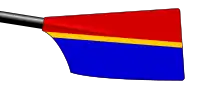 Image showing the rowing club's blade colours