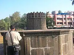 The samadhi (mausoleum) of Maratha Admiral Kanhoji Angre at Alibag