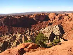 Upheaval dome in Canyonlands National Park