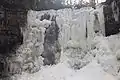 View of Upper Falls in winter