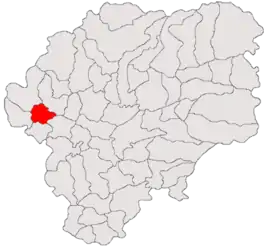 Location in Bistrița-Năsăud County