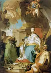 Allegory on the Rulership of Prince Bishop Adam Friedrich von Seinsheim (c. 1755/57)