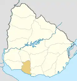 San José Department is located in Uruguay