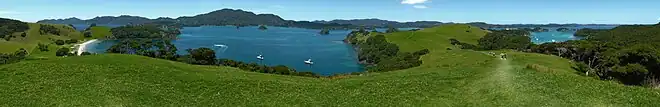 Panorama of Urupukapuka Island