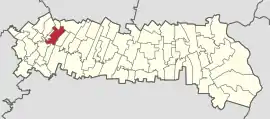 Location in Ialomița County