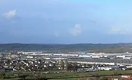 The Peugeot factories in Vesoul