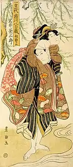 Kabuki actors, ca. 1800