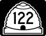 State Route 122 marker