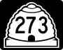 State Route 273 marker