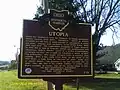 Ohio Historical Marker on US Highway 52.