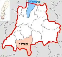 Värnamo Municipality in Jönköping County