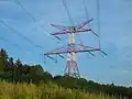 Double line 477 and 478 (400 kV) near Ruská Nová Ves