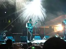 VHS or Beta performing live at Rock al parque in Bogotá, Colombia, 2005