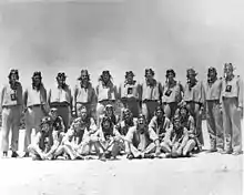 Photo from May 1942 showing the officers from VMSB-241.