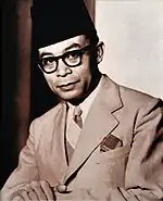 Official portrait of Mohammad Hatta