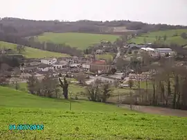 A general view of the village of Vaïssac