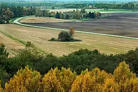 View from tower on the hill of Emumägi