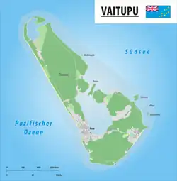 Map of the atoll