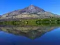 Ibituruna mointain reflection on rio doce river