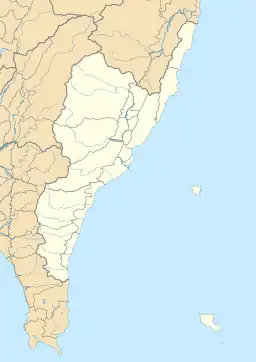 Beinan Cultural Park is located in Taitung County