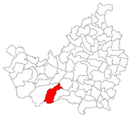 Location in Cluj County