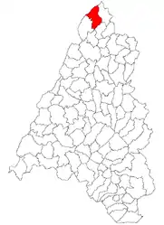 Location in Bihor County