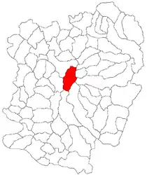 Location in Caraș-Severin County