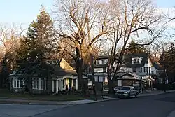 Valley Road in Melrose Park, January 2013