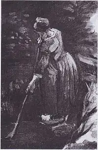 Peasant Woman Raking, 1885, Private collection (F139)