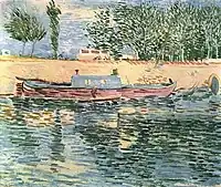 The Banks of the Seine with Boats (b/w copy)1887Museum of Western and Oriental Art, Kiev (F353)