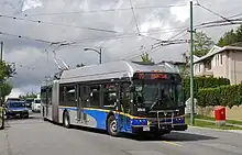 Image 188The Vancouver trolleybus system completed the transition to an exclusively low-floor fleet in 2009. (from Trolleybus)