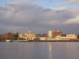 Skyline of Vancouver, a suburb in the Portland metropolitan area and Washington's fourth largest city