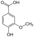 Structure of vanillic acid