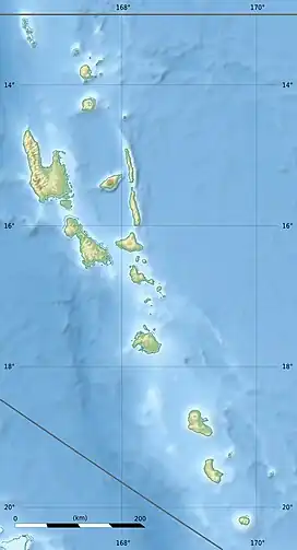 AWD is located in Vanuatu