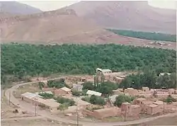 The village of Varan as seen from the mountains