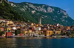 Varenna seen from an approaching ferry