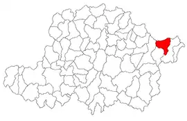 Location in Arad County