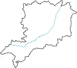 Szentgotthárd is located in Vas County