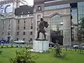 Monument near the National Theatre, in Belgrade