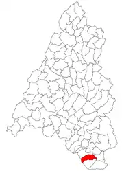 Location in Bihor County