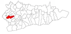 Location in Călărași County