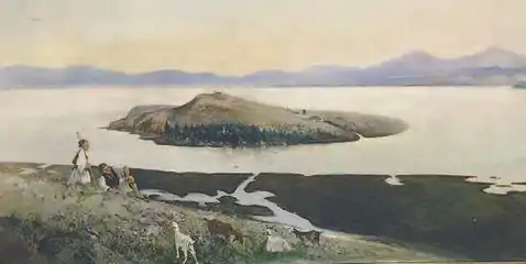 Vassileios Chatzis The island of Pamvotis (1898)