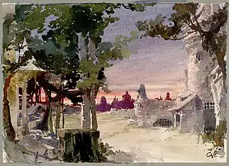Image 116Set design for Act 3 of Edgar, by Giuseppe Palanti (from Wikipedia:Featured pictures/Culture, entertainment, and lifestyle/Theatre)