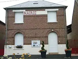 The town hall in Vauvillers