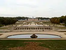 The restored gardens at Vaux-le-Vicomte