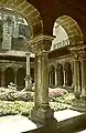 Saint-André le Bas Abbey courtyard