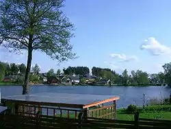 Ančios lake and Veisiejai panorama