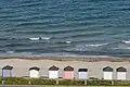 Beach changing room in Vejby, 2018