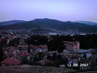 Velingrad at dusk